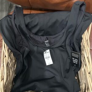 Express Elegant Black Tank Top